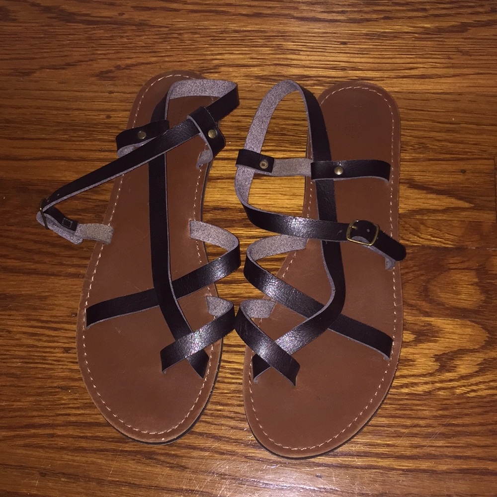 Strappy Black Sandals